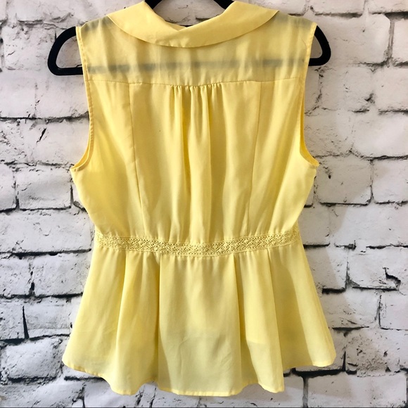 Forever 21 | Yellow Peplum Top - Picture 4 of 4